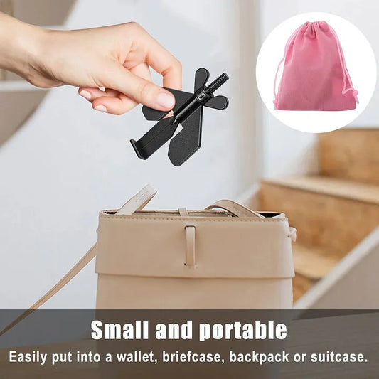 Portable Hotel Door Lock Live Alone Self-Defense Door Stop Travel Anti-theft Door Stopper Childproof Door Lock Safety Home Latch